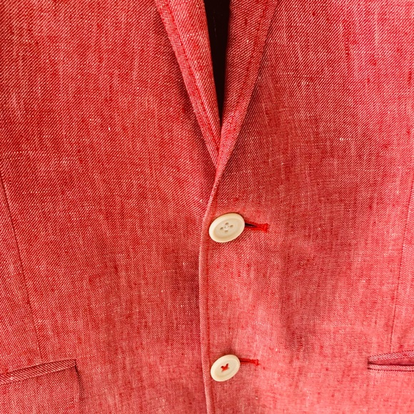 Le 31 pink linen blazer - Picture 2 of 6